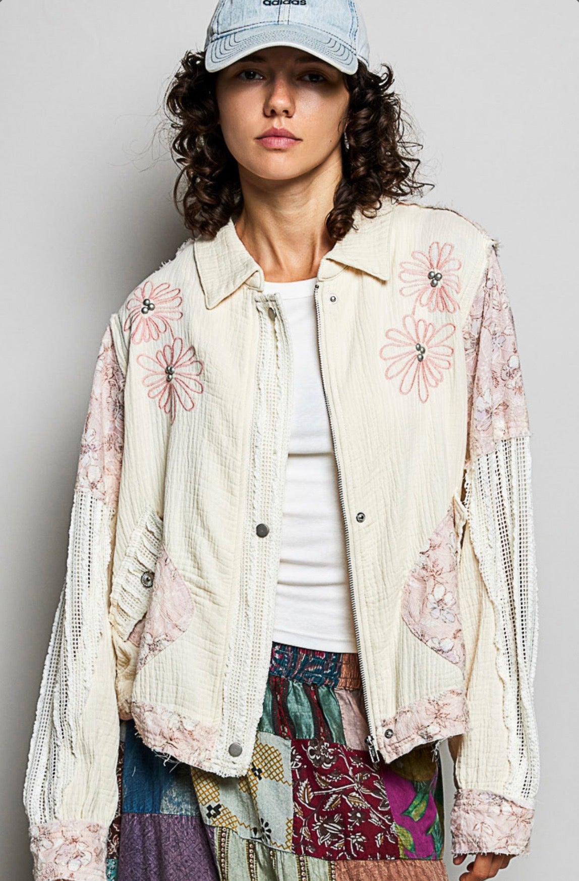 GWJ151 Cream Double Gauze Jacket