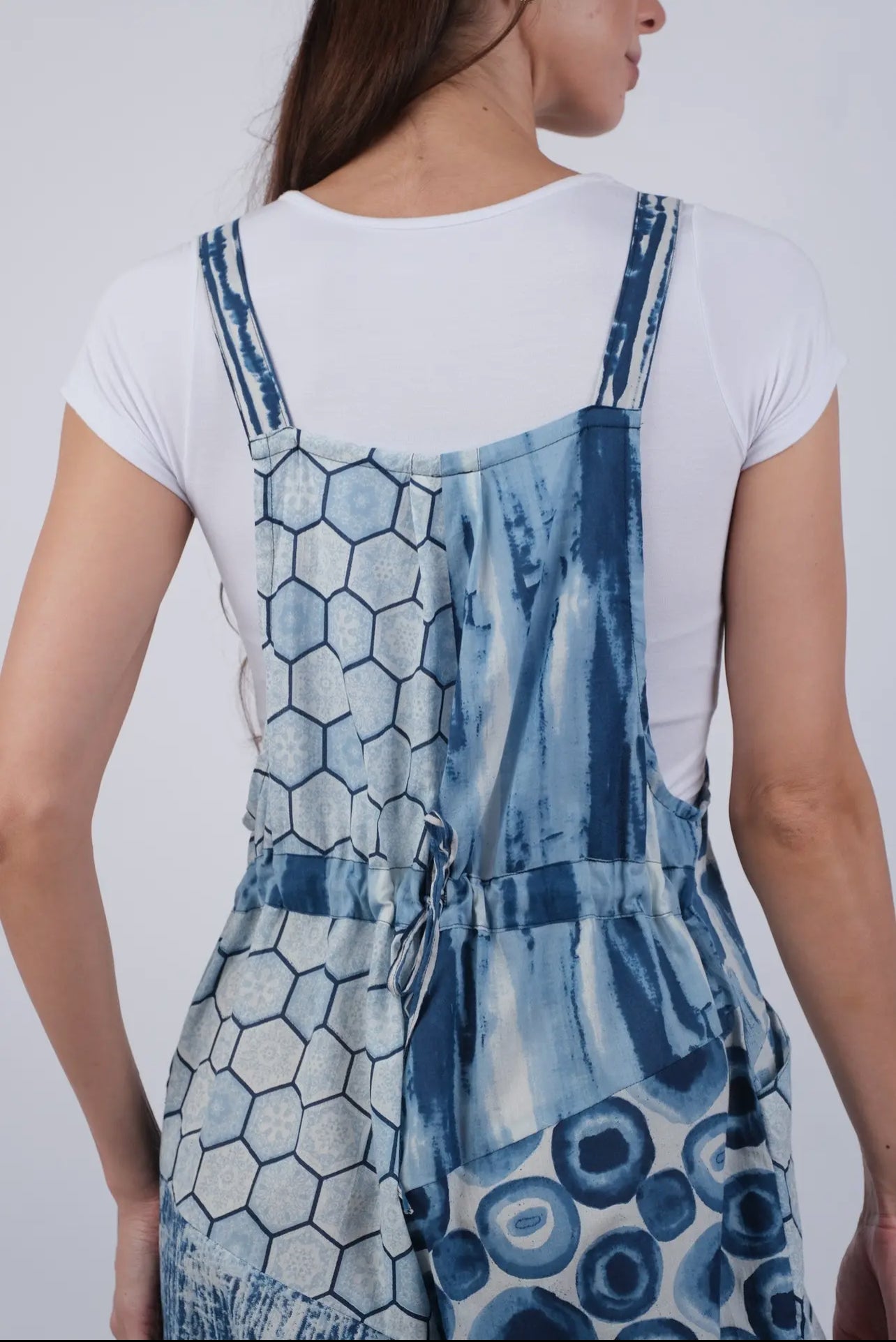225266 Sapphire Ocean Bohemian Chic Overalls