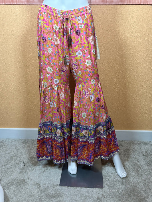 ARATTA Pink Floral Pallazo Pants