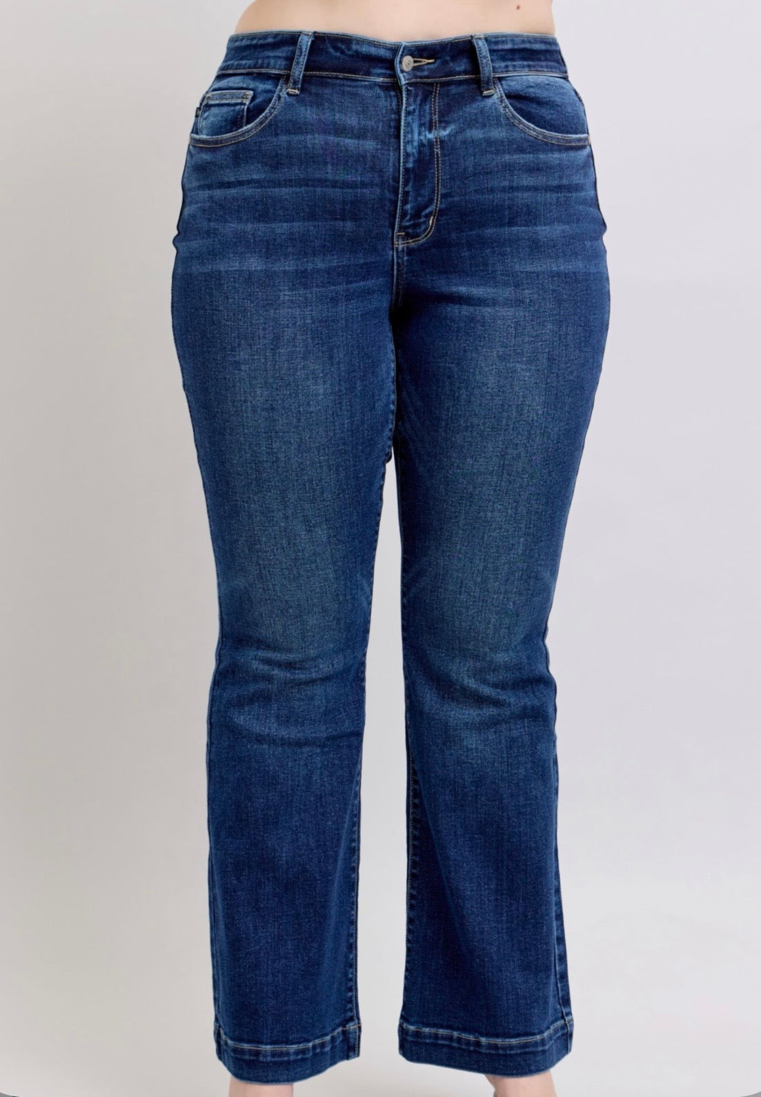 82637PL High Waisted Trouser Flare-Plus Size