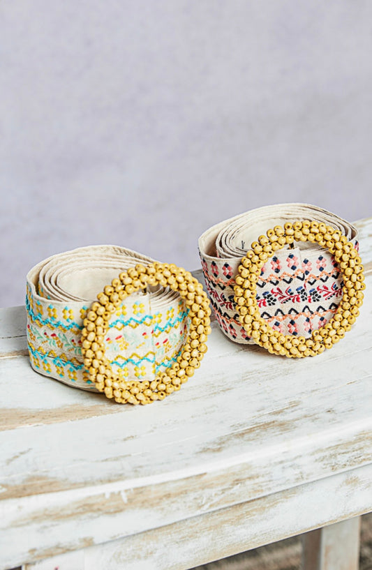 BELT191 Embroidered Belt