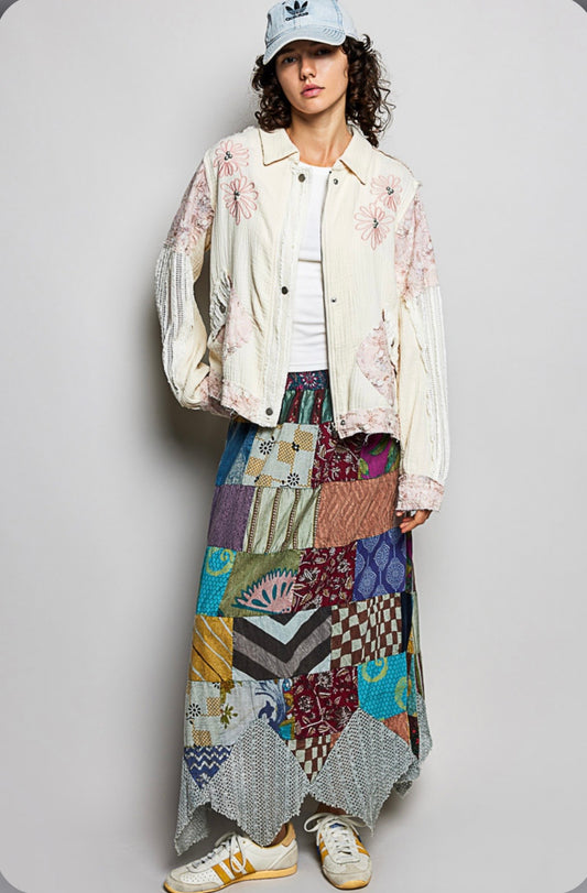 GWJ151 Cream Double Gauze Jacket