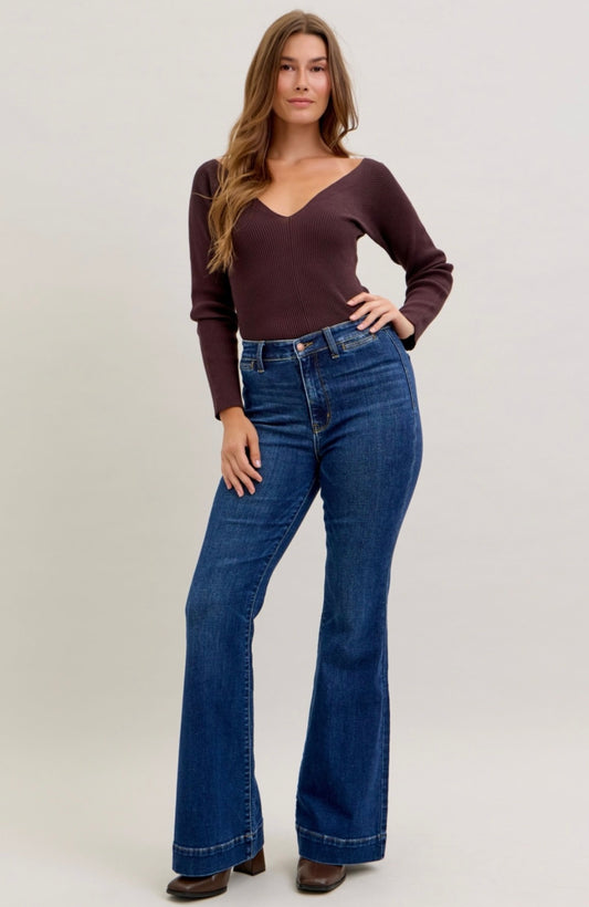 82677REG-JUDY BLUE All Day High Rise Flare
