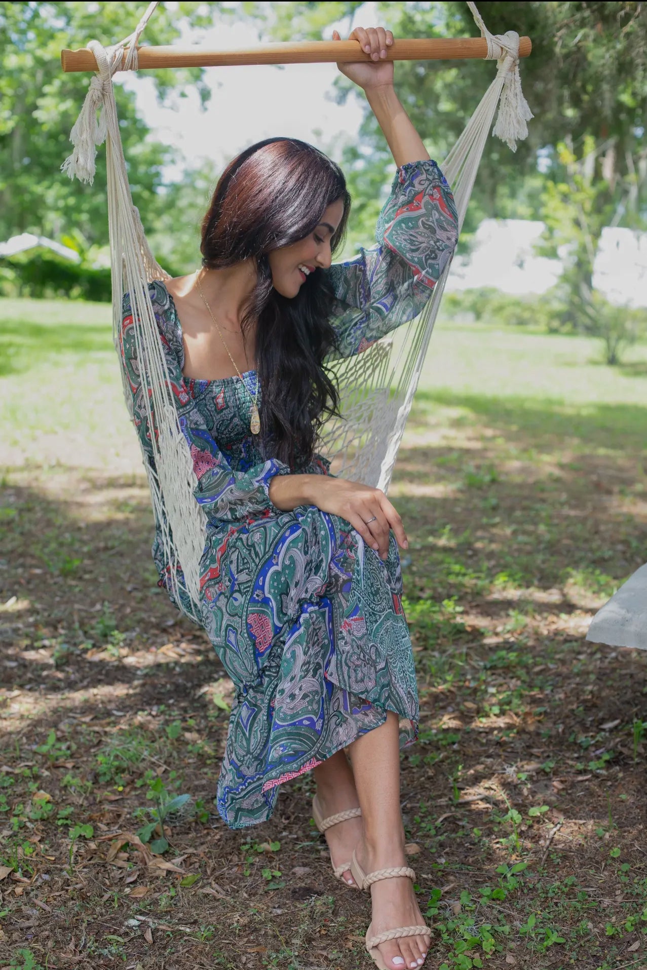224698/1 Imperial Chiffon Boho Paisley Crop Top