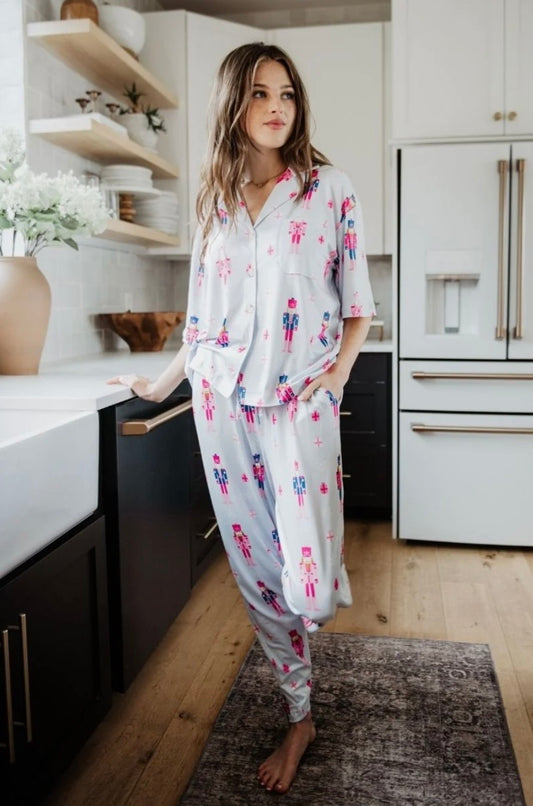 KDC-39LBL Nutcracker Lt Blue Christmas Pajamas