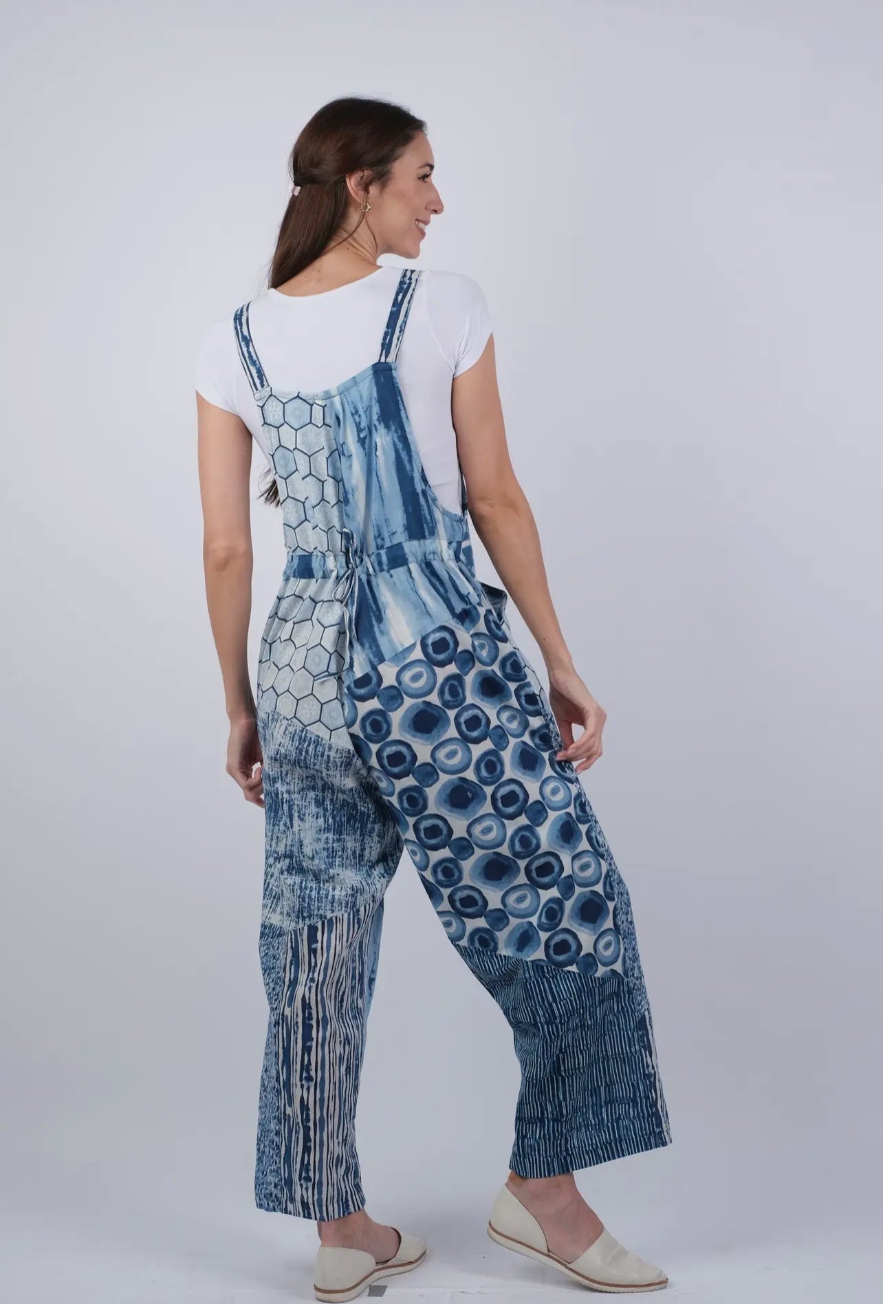 225266 Sapphire Ocean Bohemian Chic Overalls