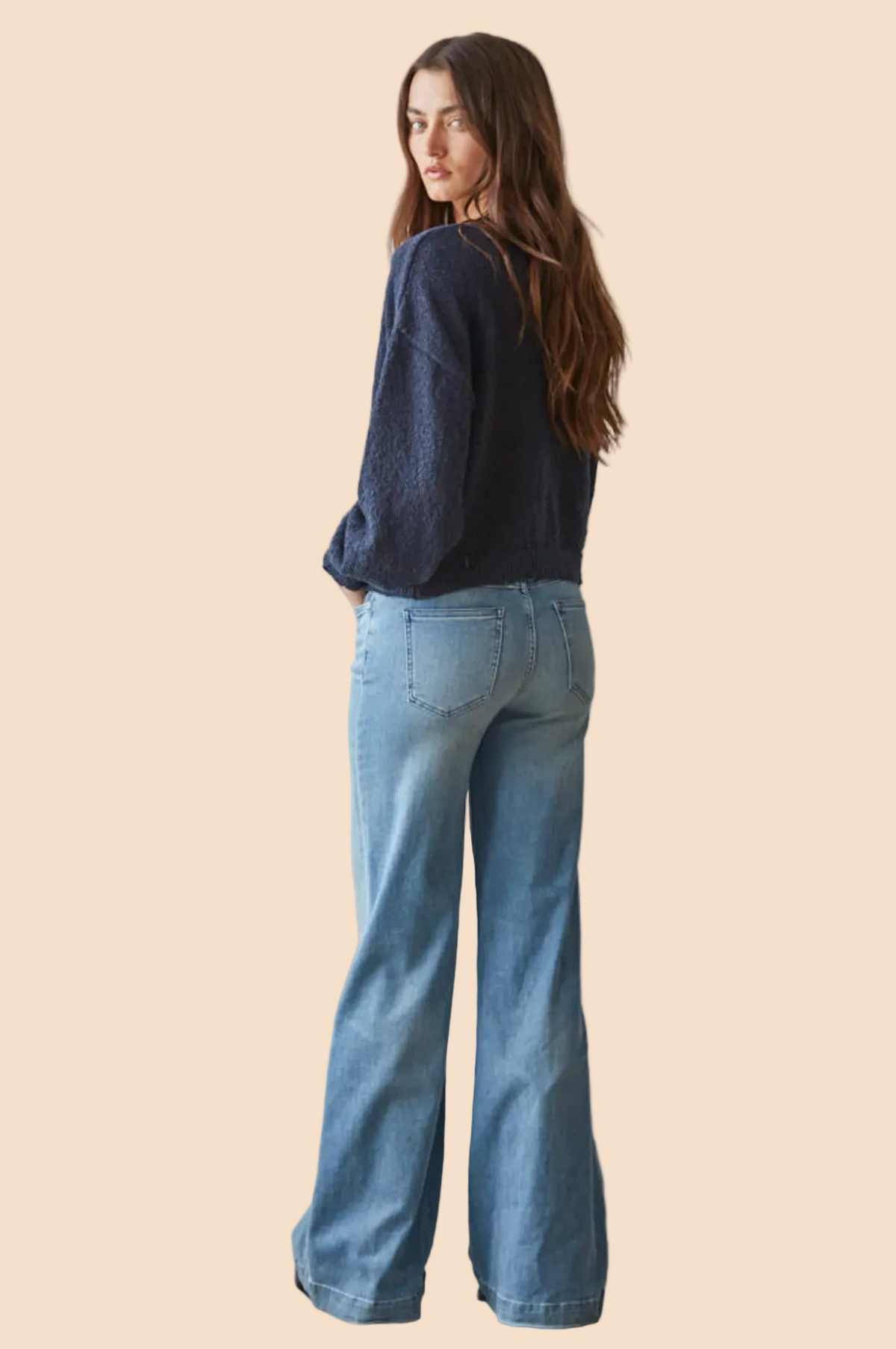 W2693 Camden Dark Navy Sweater