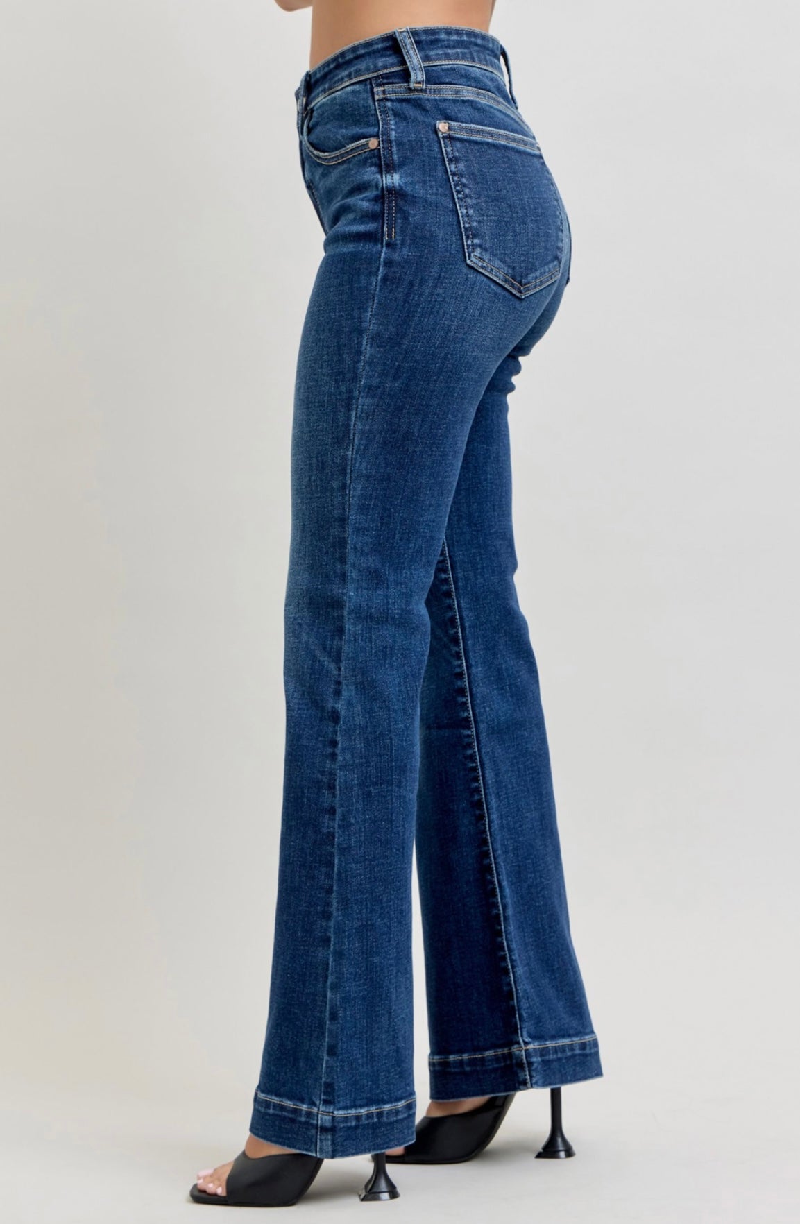 82637REG-JUDY BLUE Jasmine High Rise Flare