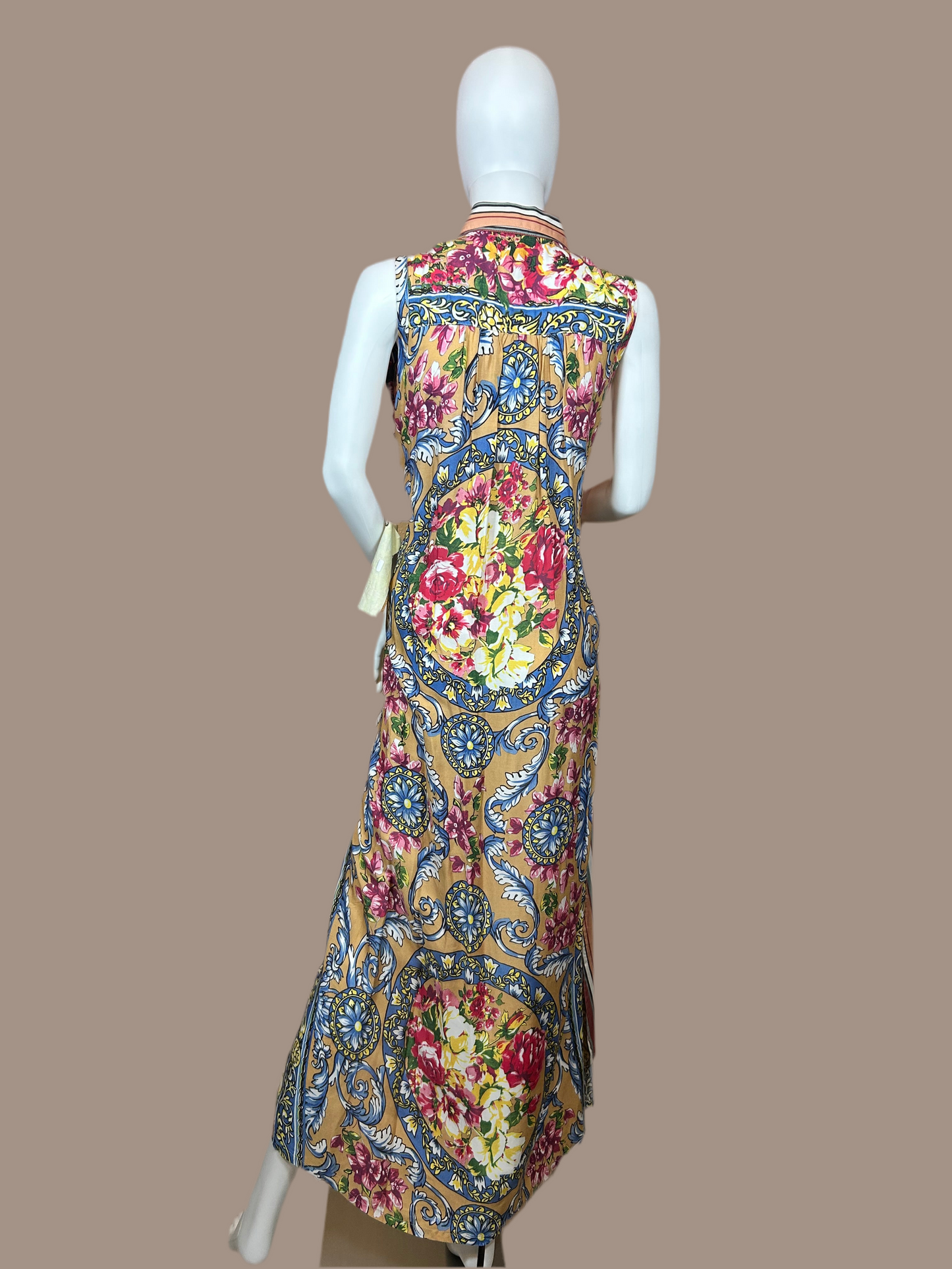 ARATTA Striped Floral Back Dress