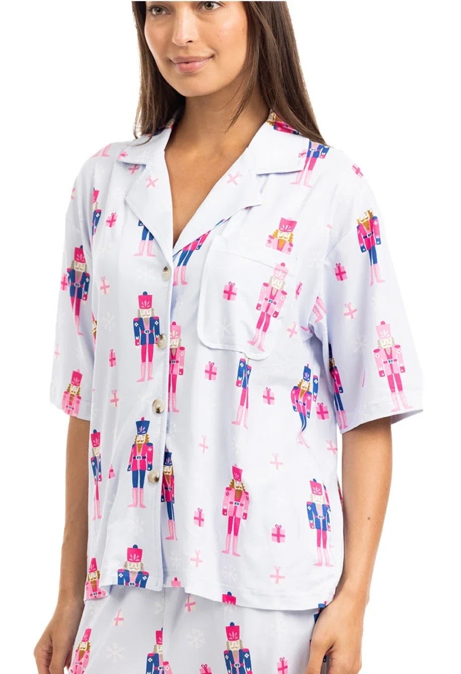 KDC-39LBL Nutcracker Lt Blue Christmas Pajamas