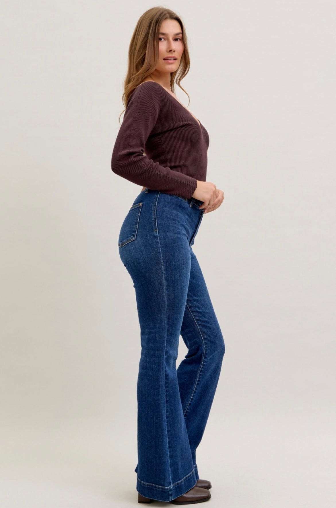 82677REG-JUDY BLUE All Day High Rise Flare