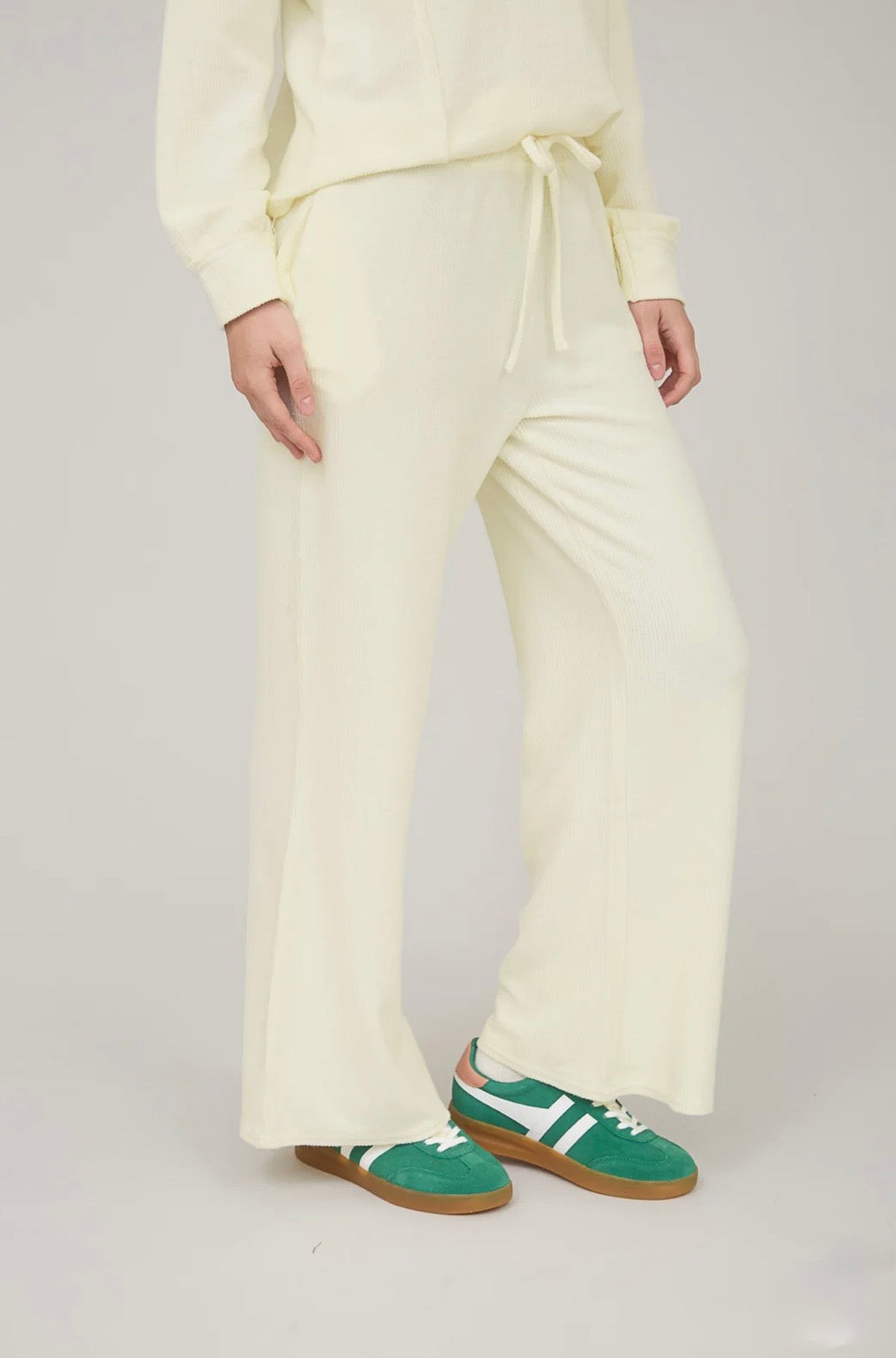 J5SX1001 ACID WASHED RIBBED PATTERN TONES LOUNGE SET