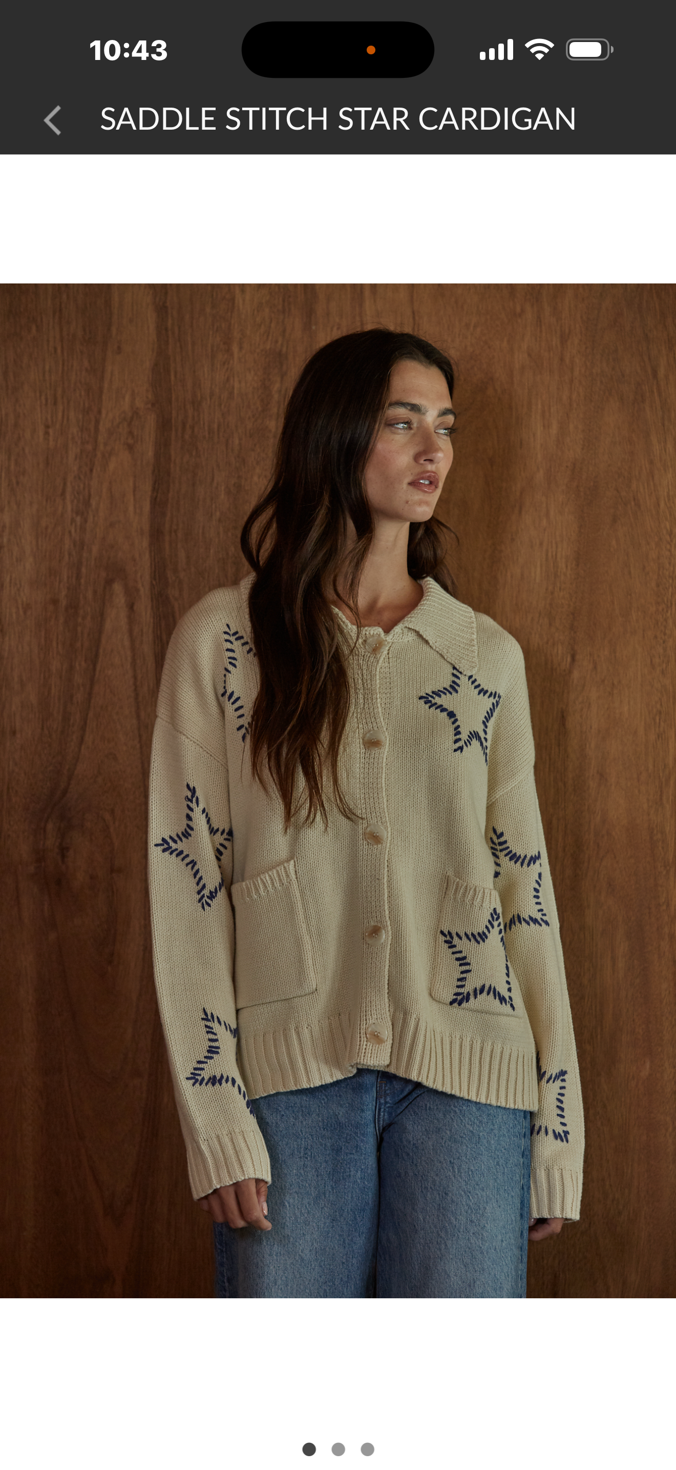 W2608 Saddle Stitch Cardigan