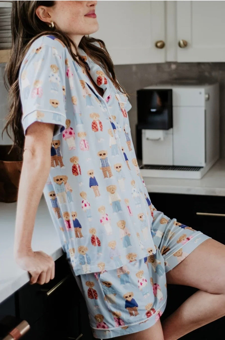 KDCLWSET Teddy Bears Short Pajamas