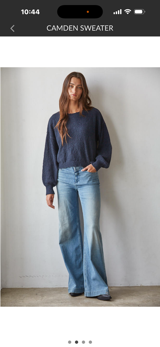 W2693 Camden Dark Navy Sweater