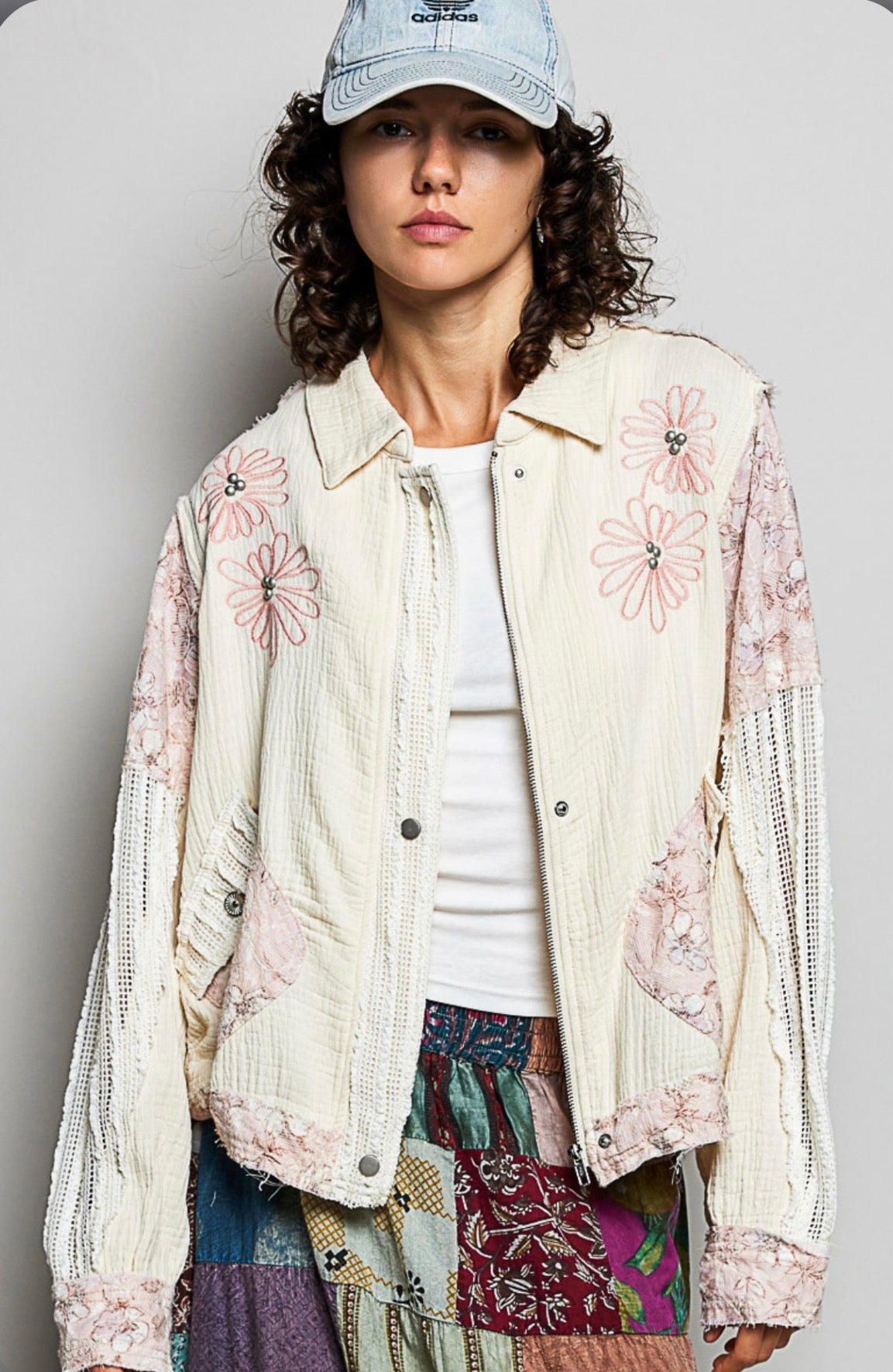 GWJ151 Cream Double Gauze Jacket