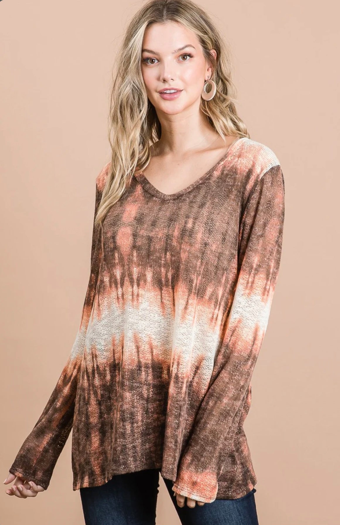 BT1883 Graduation Tie Dye Low Gauge Top