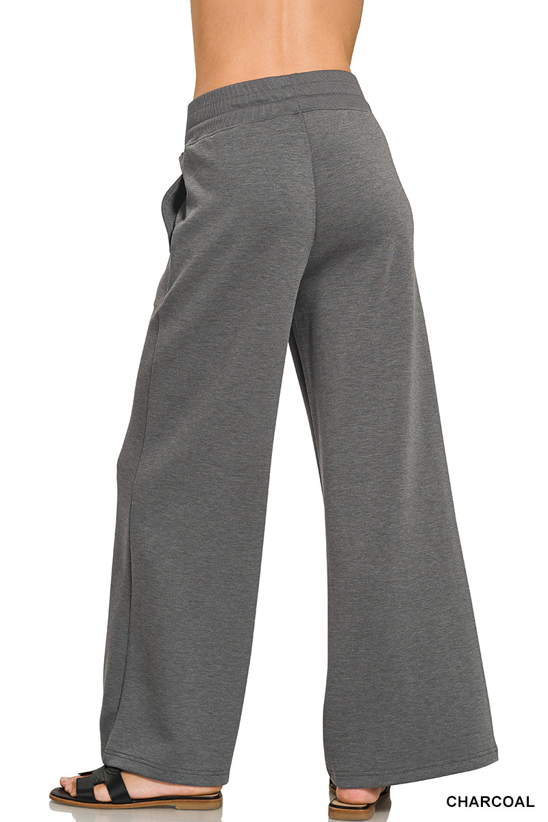 #ROTP-4147Y
SCUBA COLLARED SHORT SLEEVE PULLOVER & CENTER SEAM PANTS SET