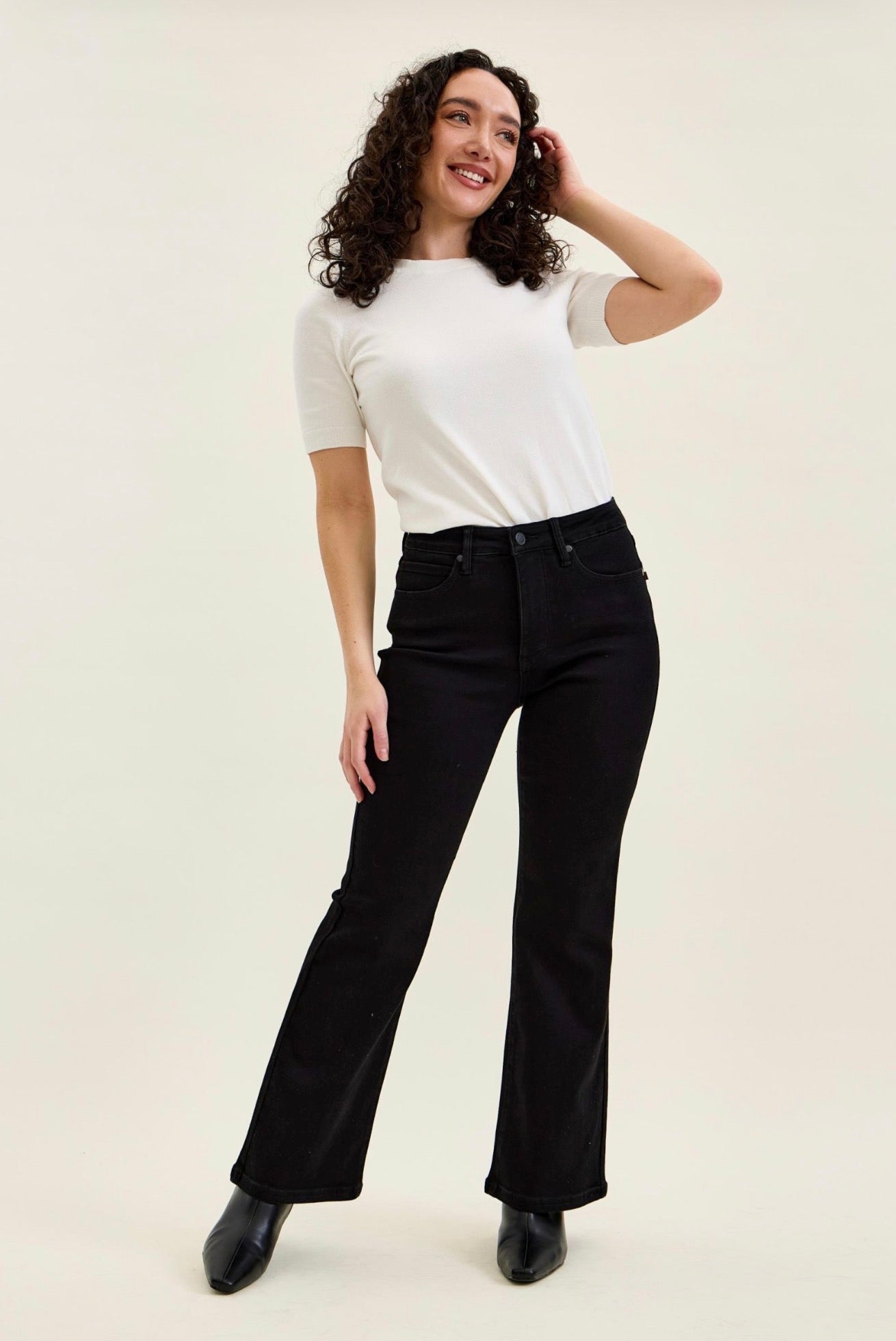 881484PT Judy Blue Black Boot Cut Jeans