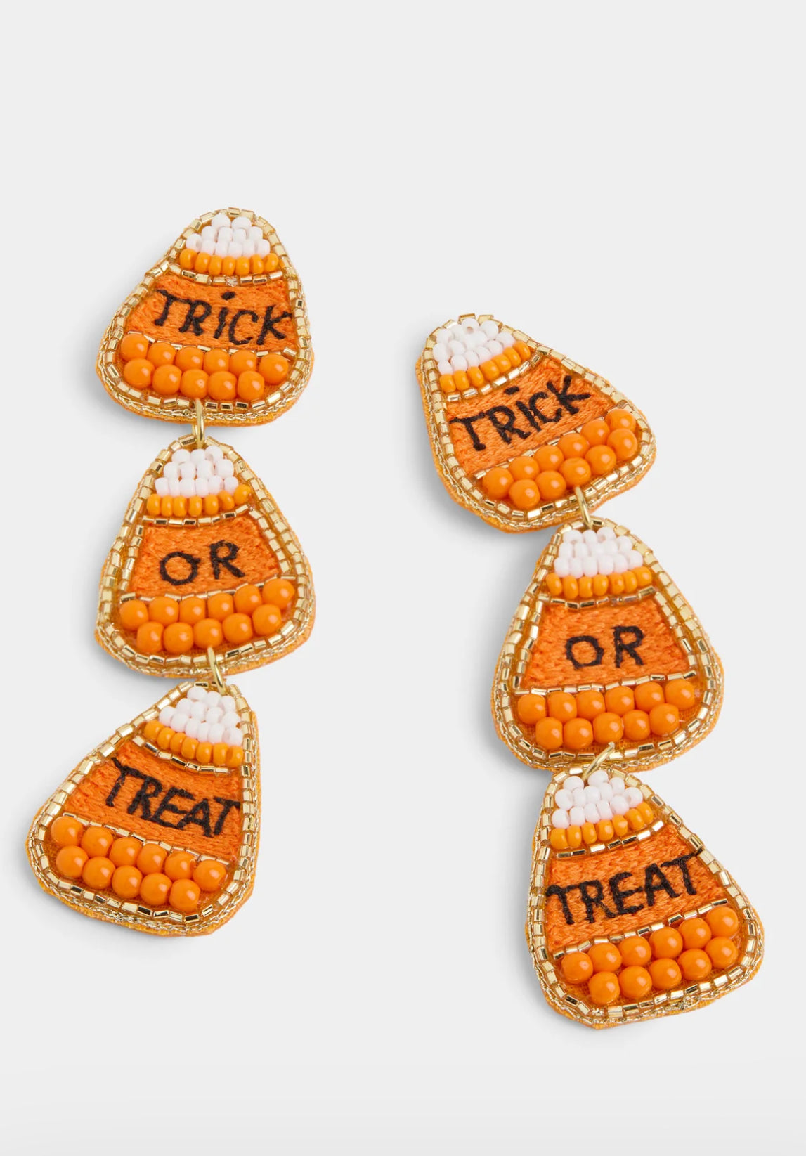 2535365A Trick or Treat Candy Corn Earring