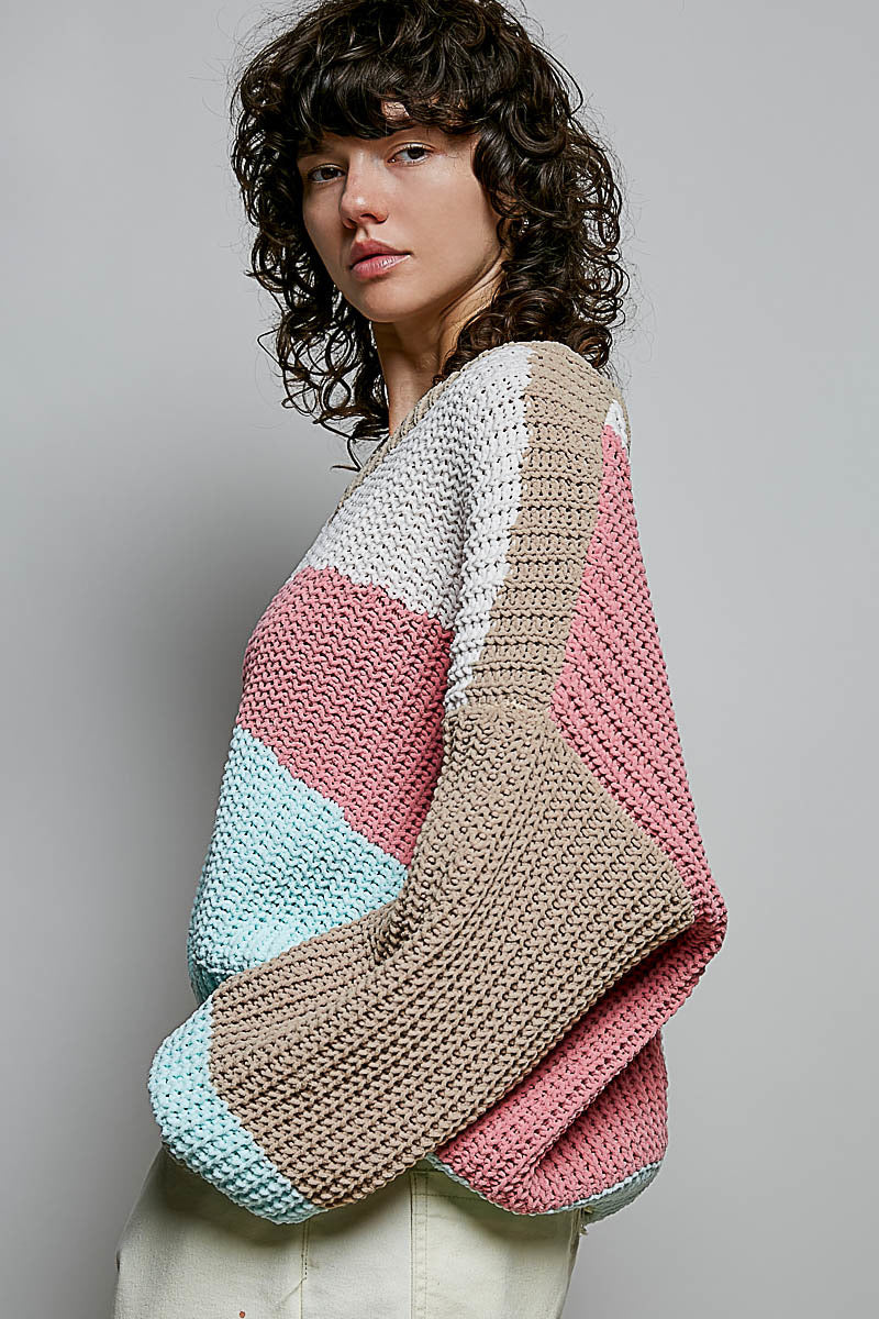 GST361 POL Chunky Knit Sweater