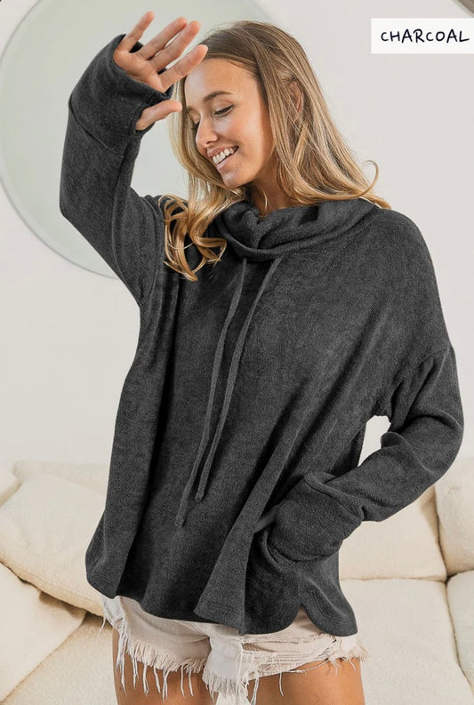 BT3220AD Low Gage Turtle Neck Top