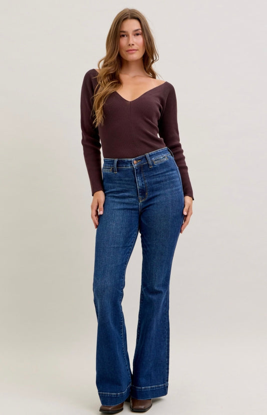 82677REG-JUDY BLUE All Day High Rise Flare