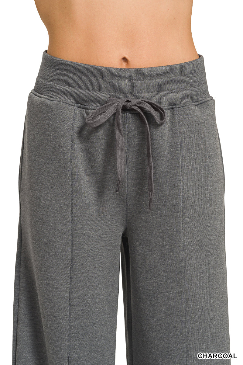 #ROTP-4147Y
SCUBA COLLARED SHORT SLEEVE PULLOVER & CENTER SEAM PANTS SET