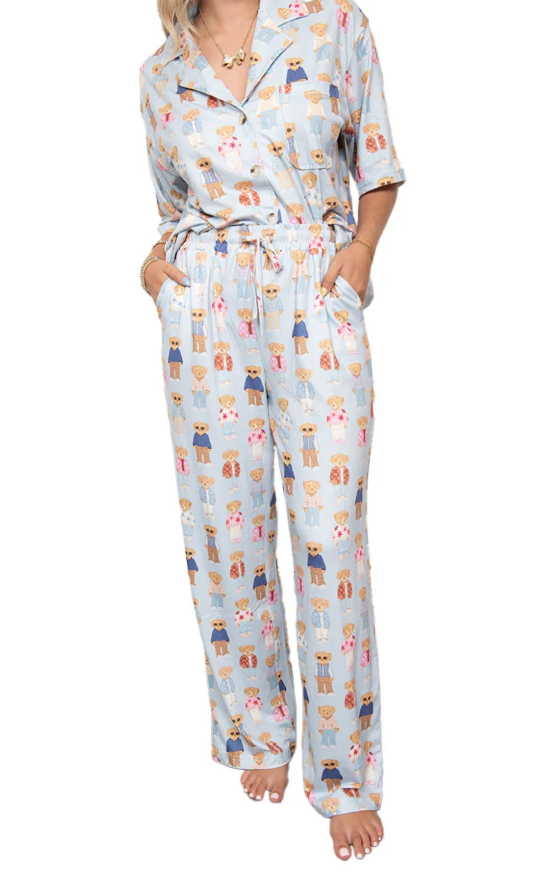 Teddy Bears Pajama Pants Set