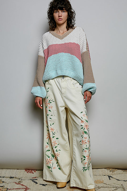 GST361 POL Chunky Knit Sweater