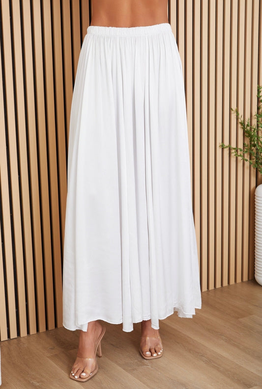 800823 Silky Maxi Skirt