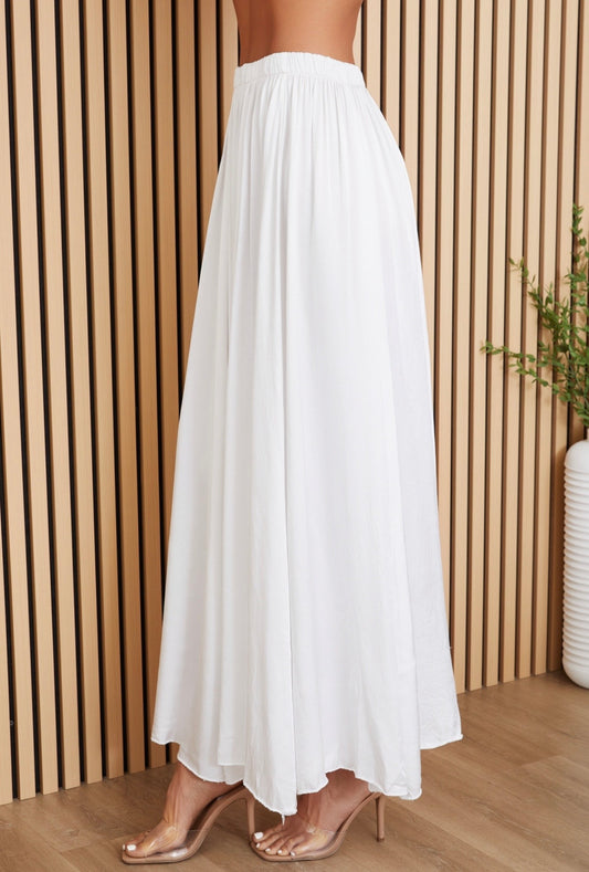 800823 Silky Maxi Skirt