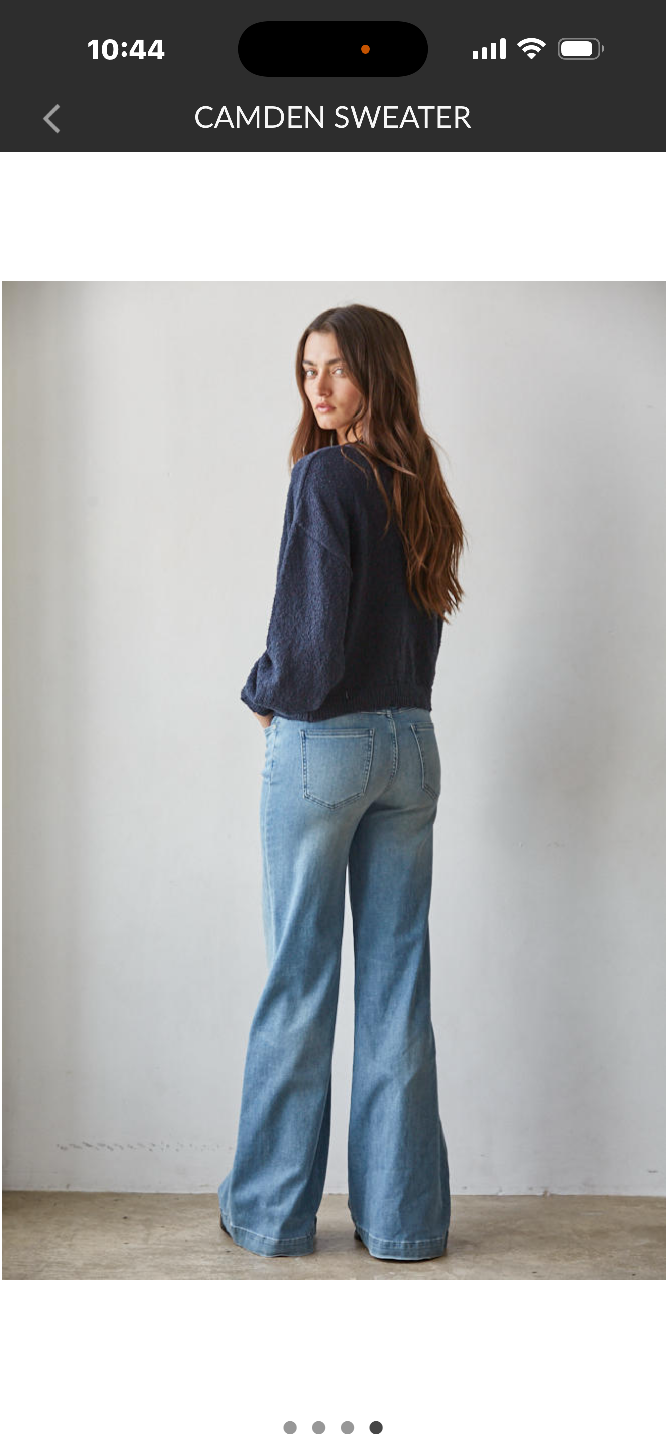 W2693 Camden Dark Navy Sweater