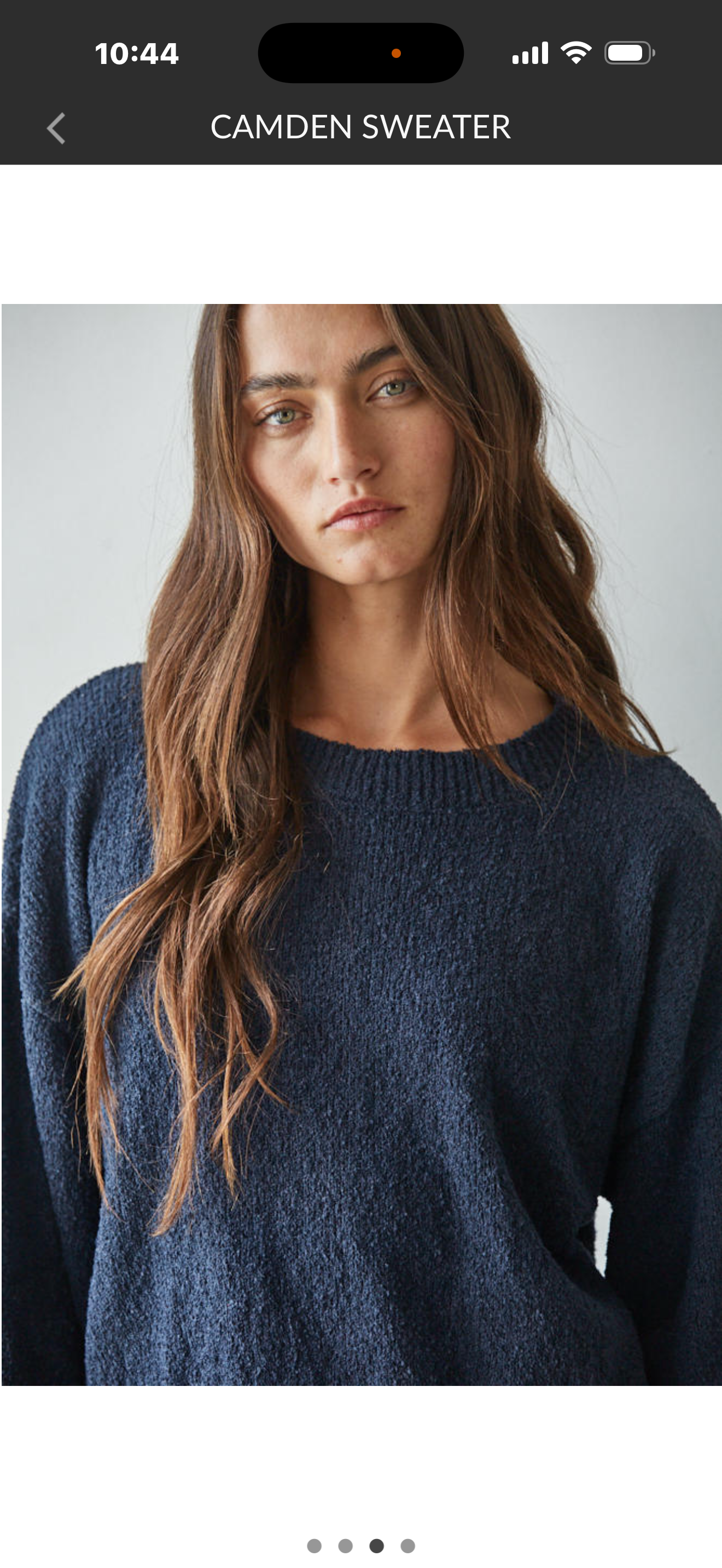 W2693 Camden Dark Navy Sweater