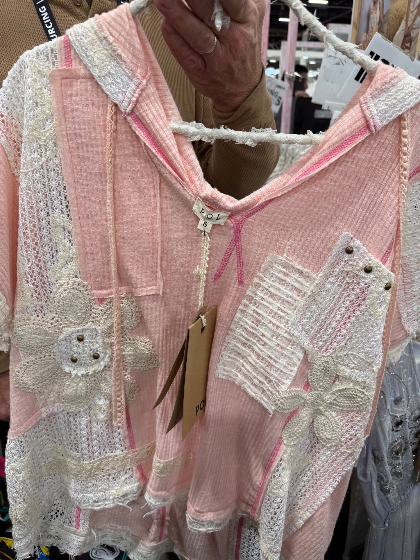 YKT1395 Blush Pink Hoodie