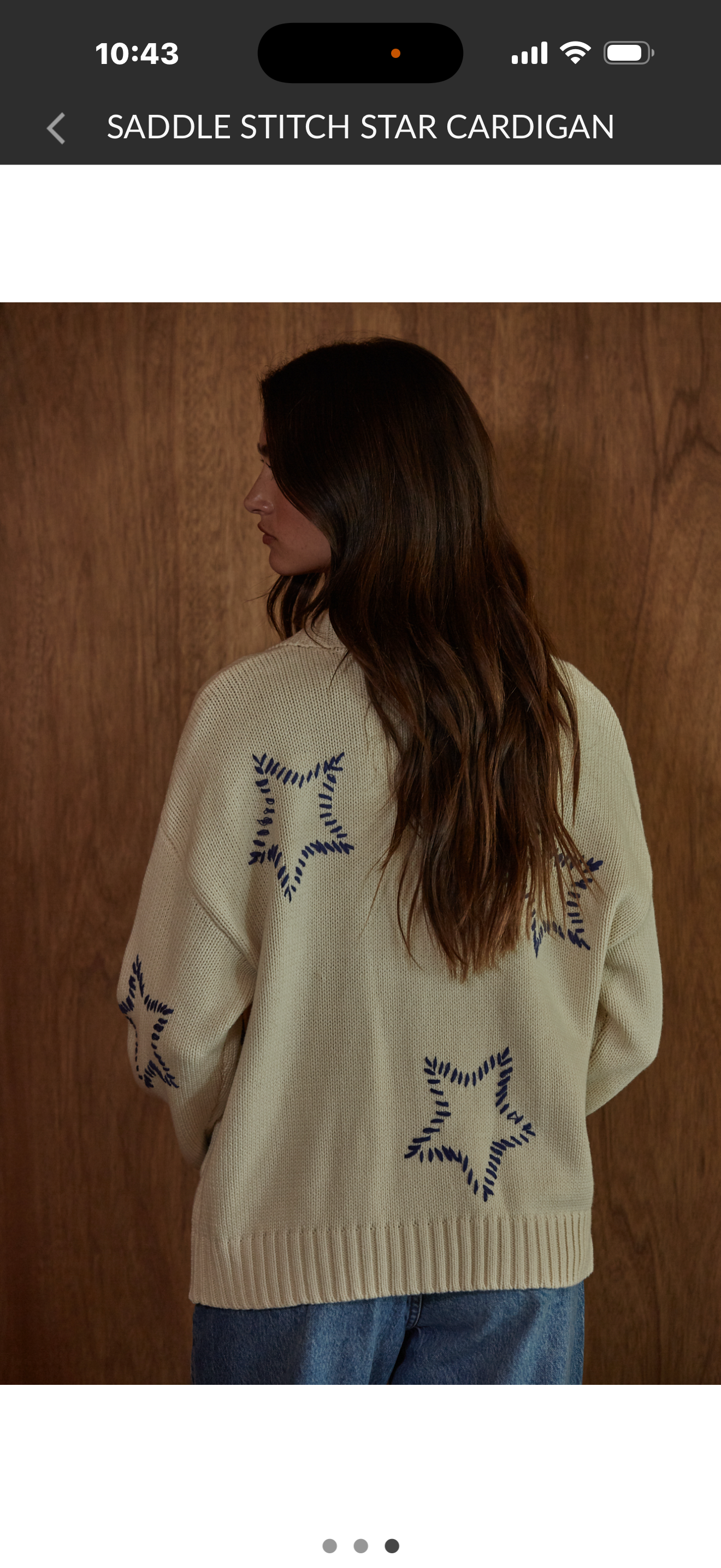 W2608 Saddle Stitch Cardigan