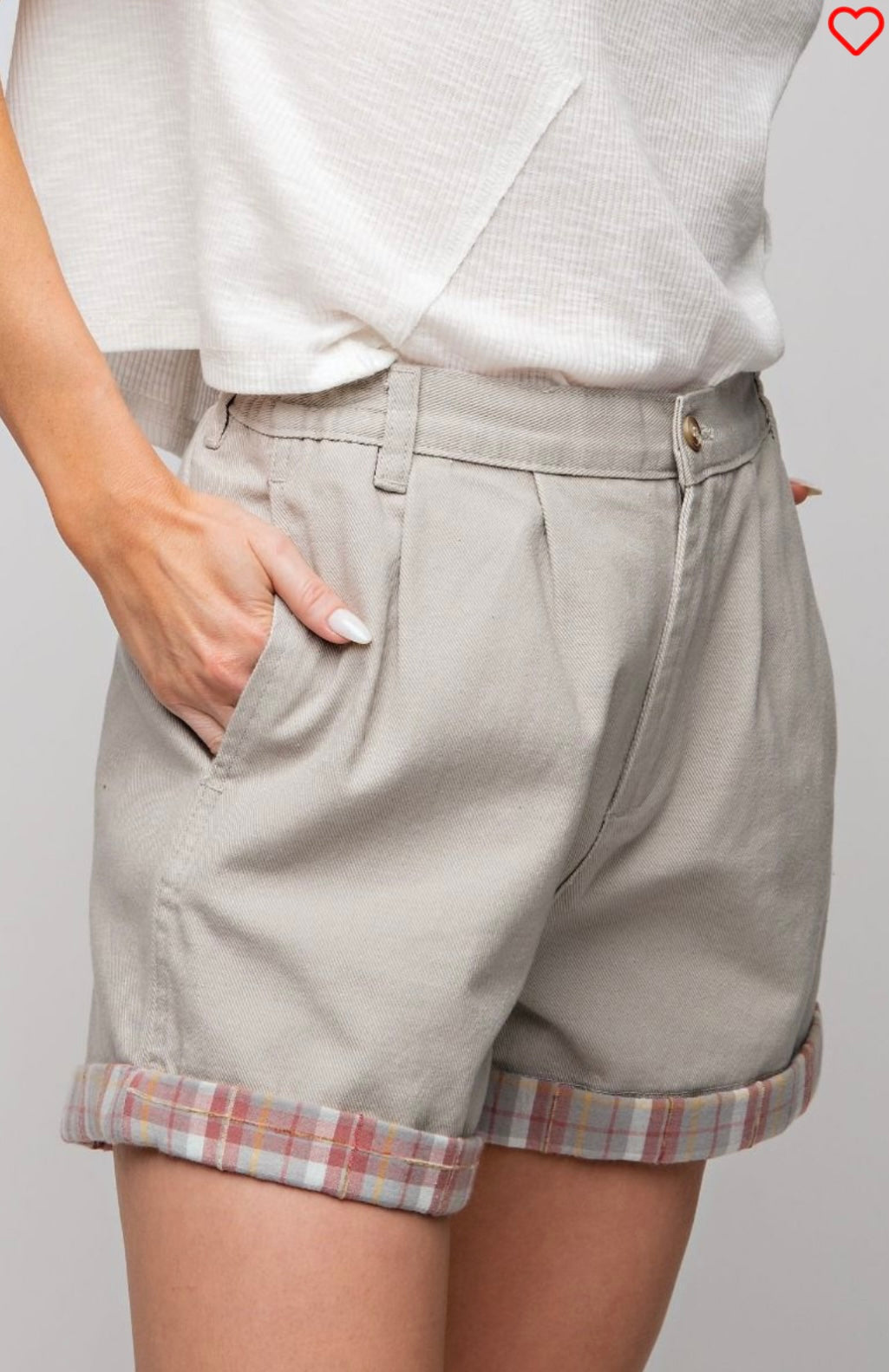 EB41260 WASHED TWILL SHORT PANTS