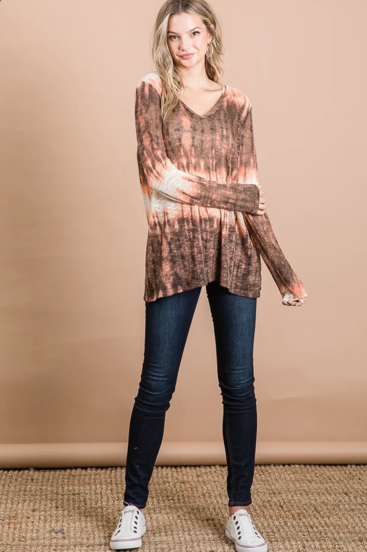 BT1883 Graduation Tie Dye Low Gauge Top