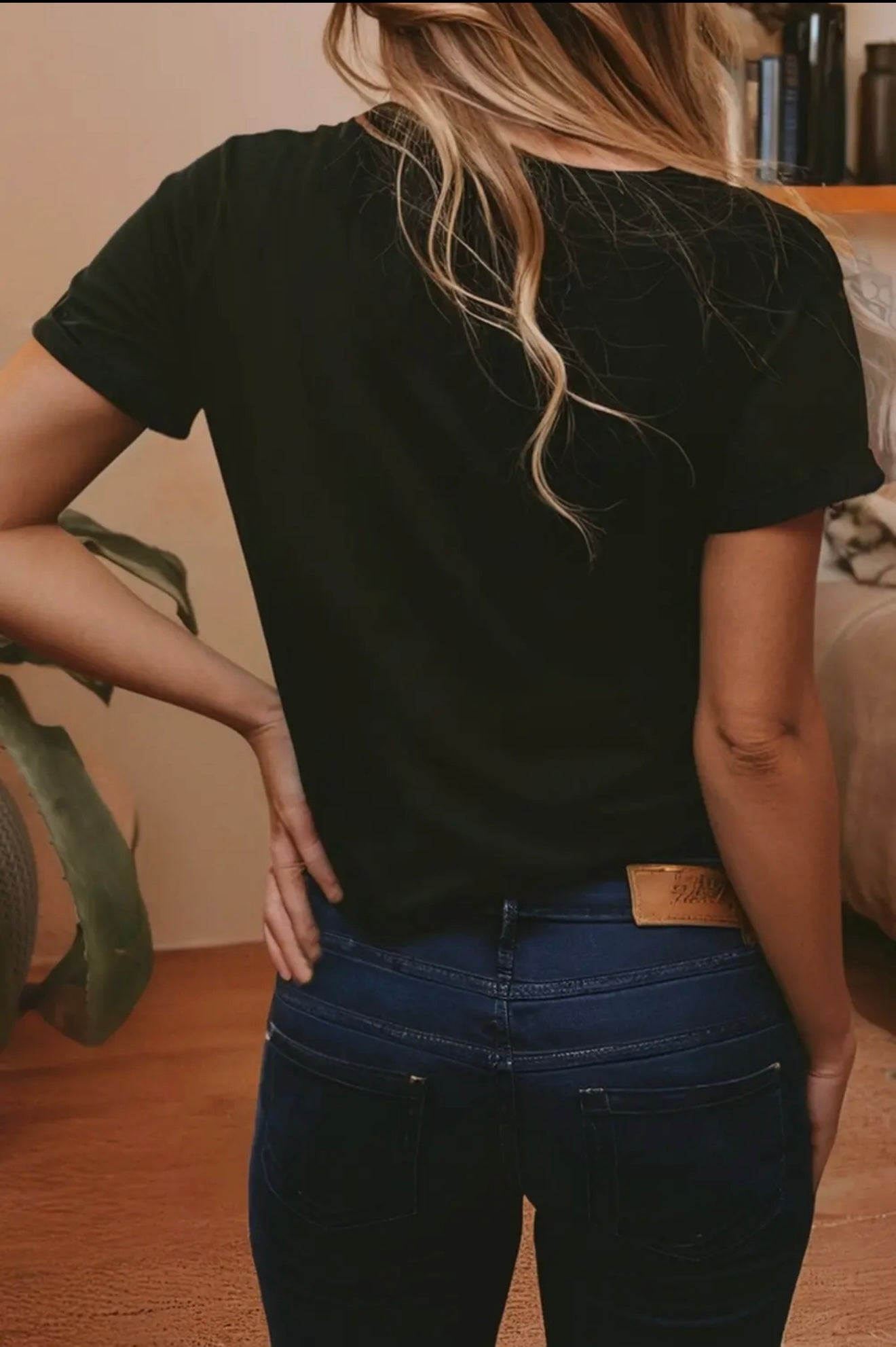 Sequin Bow Ghost Patched Halloween Graphic Tee