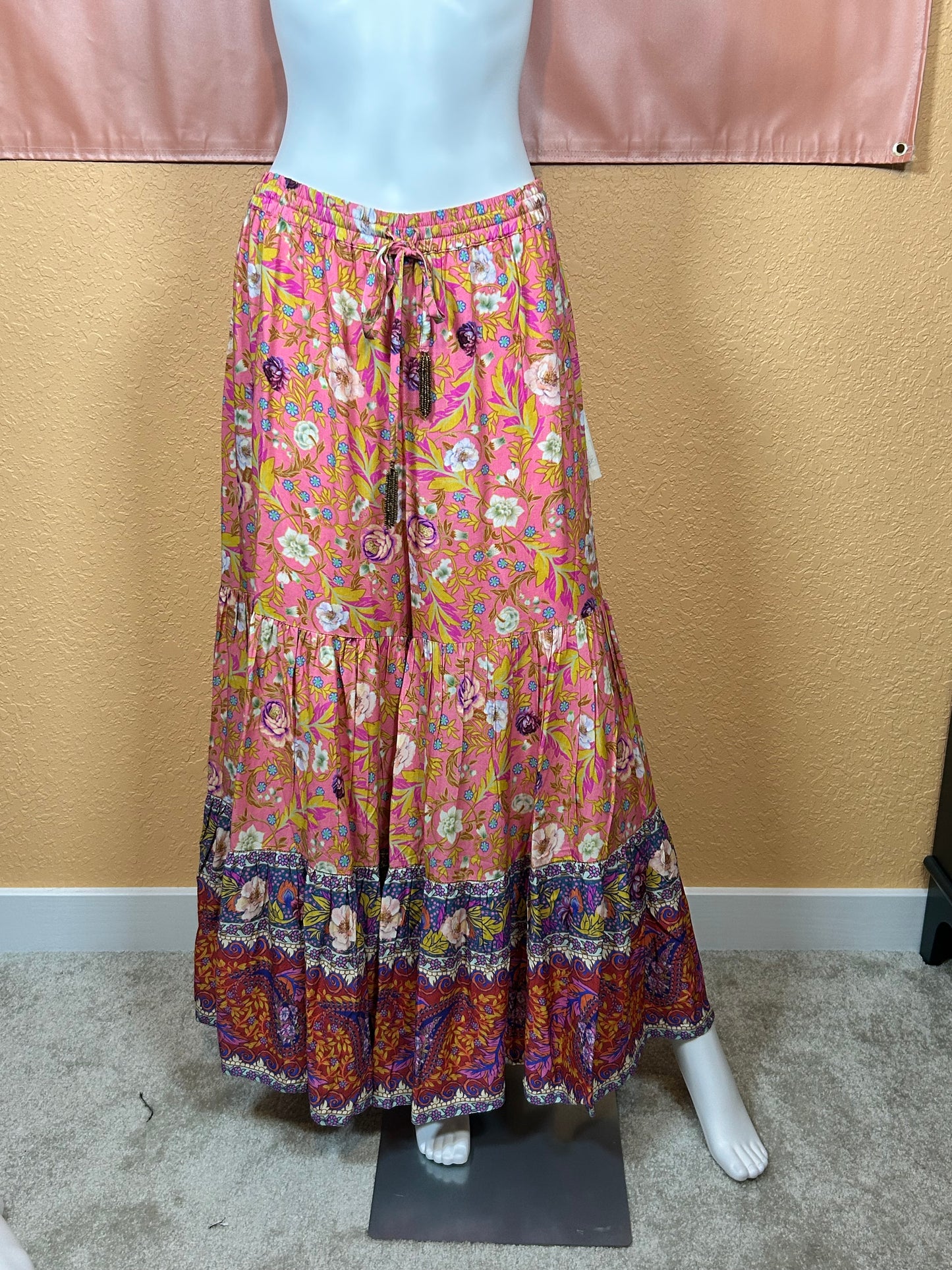 ARATTA Pink Floral Pallazo Pants