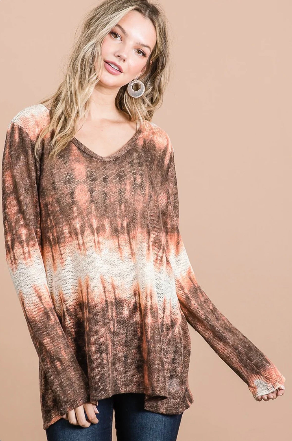 BT1883 Graduation Tie Dye Low Gauge Top