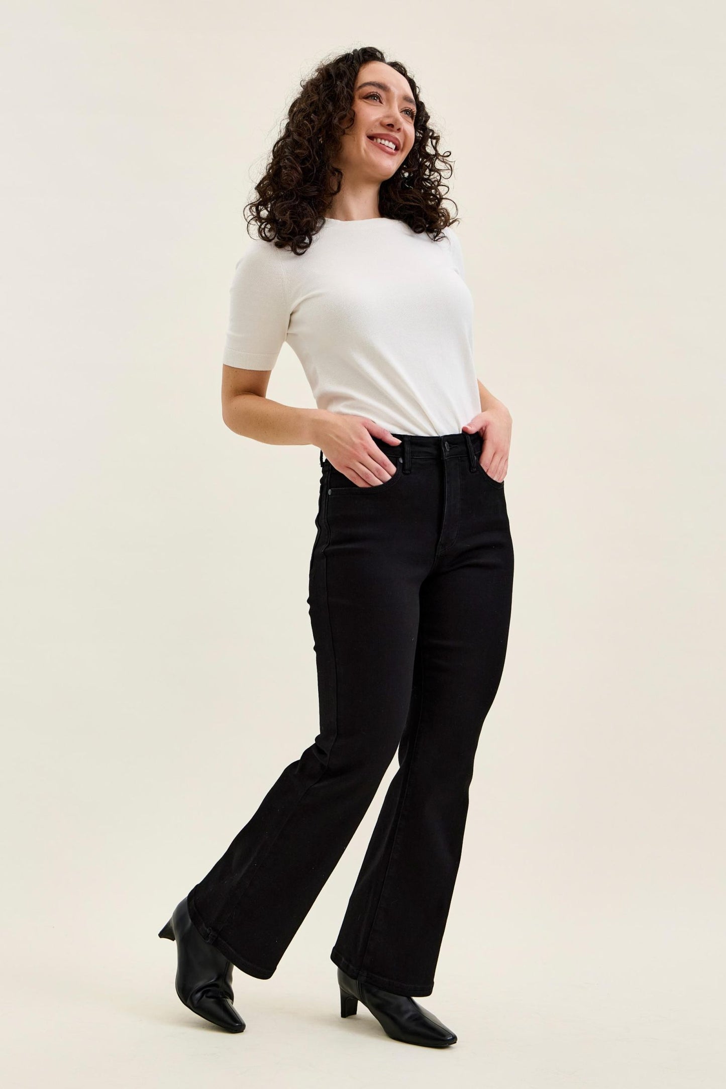881484PT Judy Blue Black Boot Cut Jeans