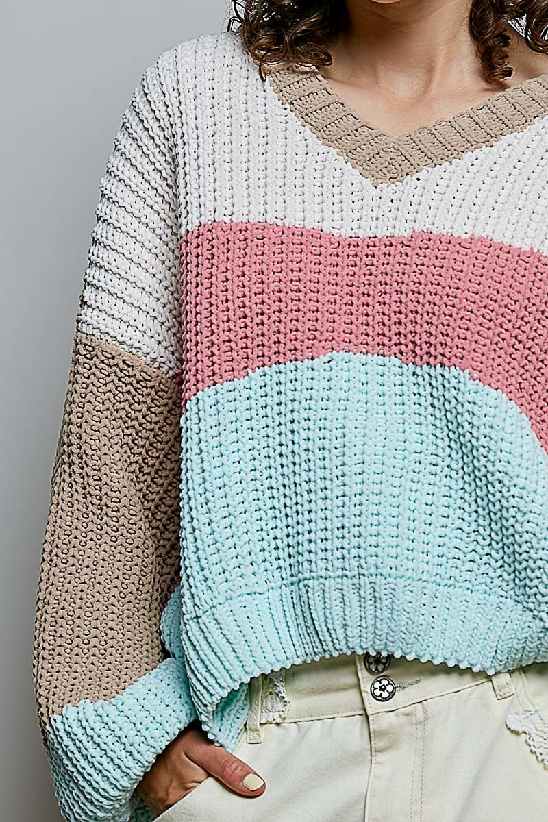 GST361 POL Chunky Knit Sweater