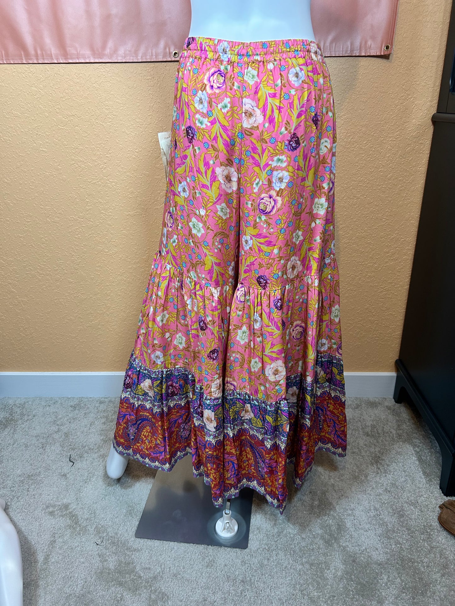 ARATTA Pink Floral Pallazo Pants