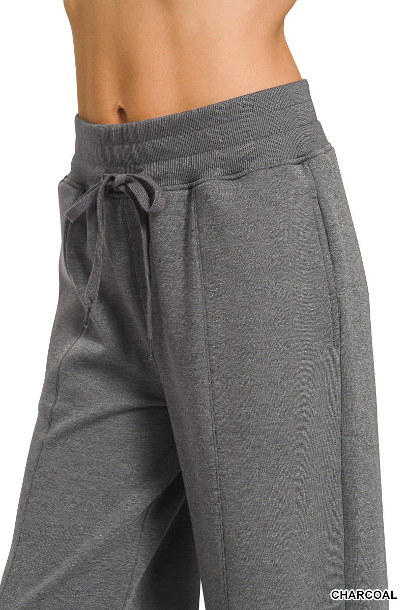 #ROTP-4147Y
SCUBA COLLARED SHORT SLEEVE PULLOVER & CENTER SEAM PANTS SET