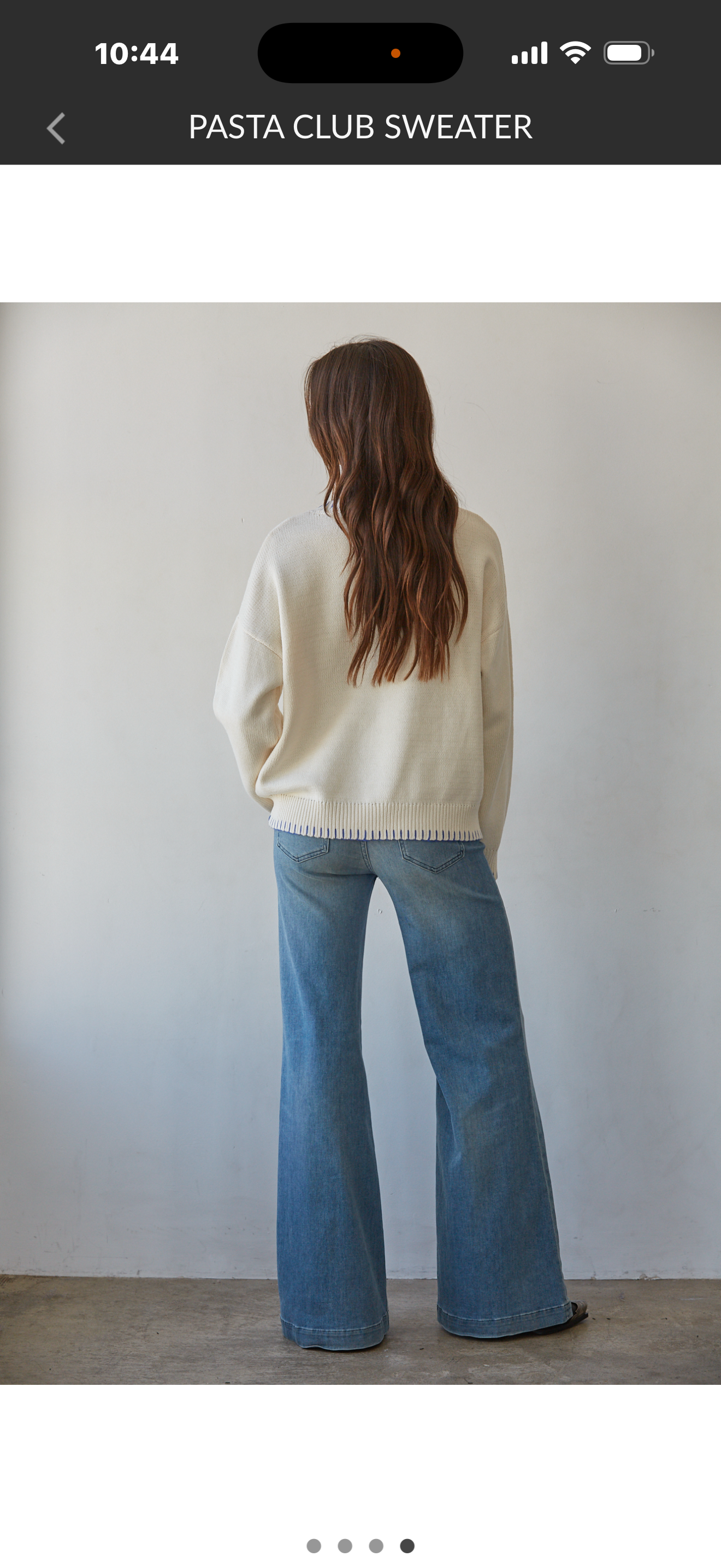 W2684 Pasta Club Sweater